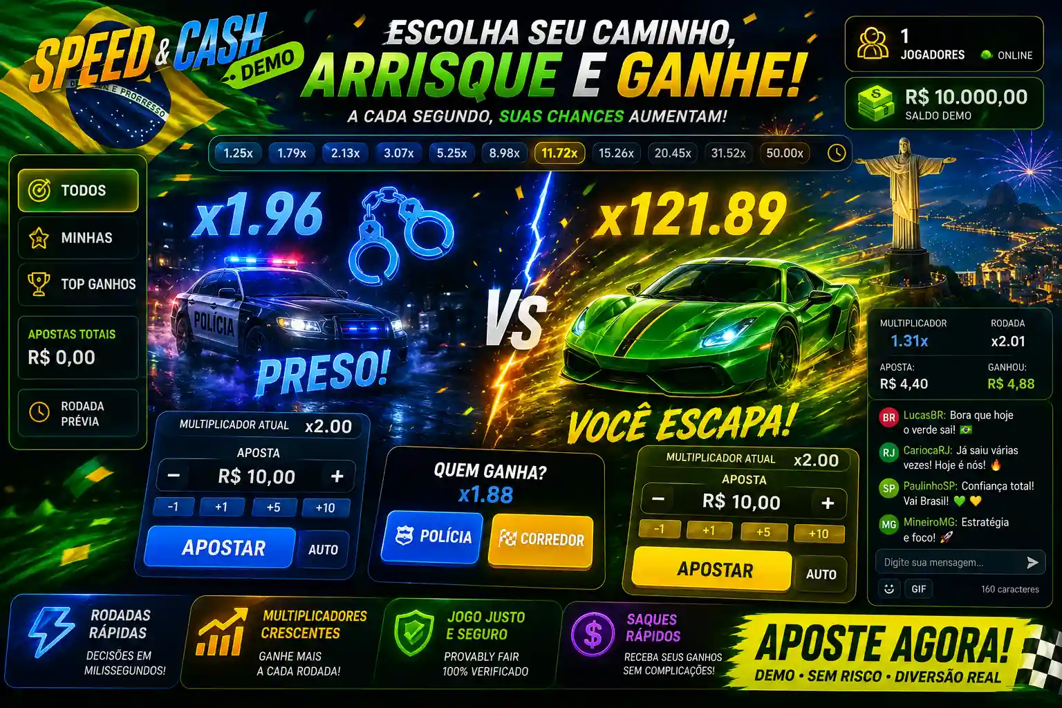 Speed-n-Cash no Brasil