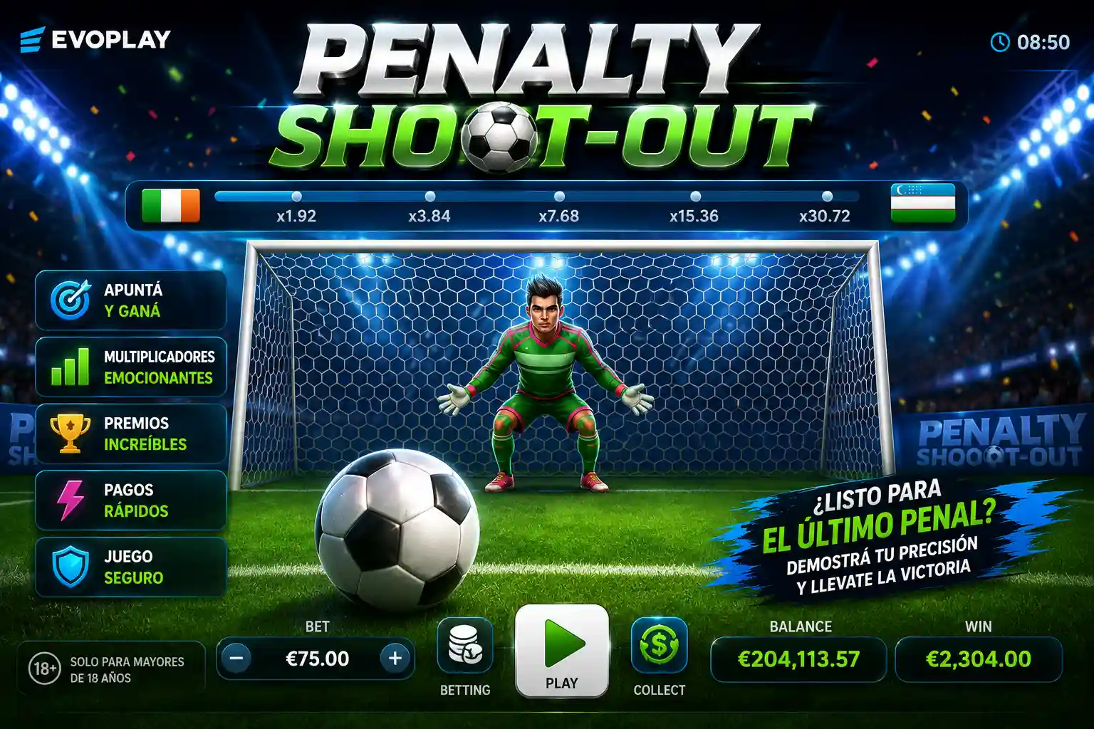 Penalty Shoot-Out argentina 1win