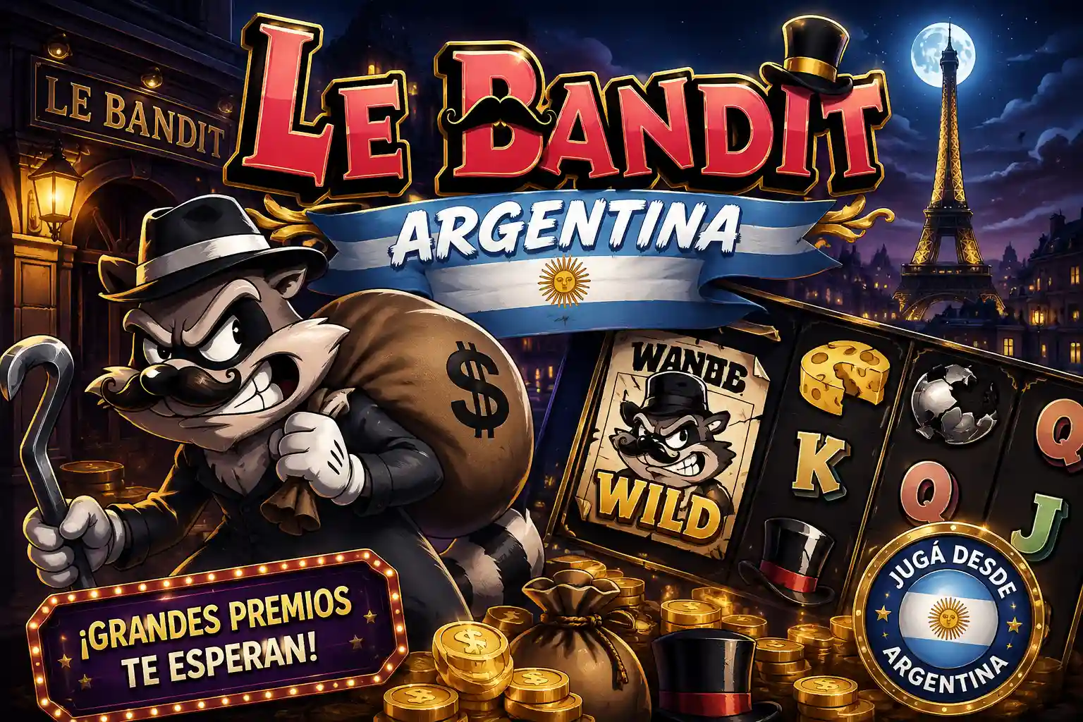 Le Bandit en Argentina: guía completa del slot de Hacksaw Gaming